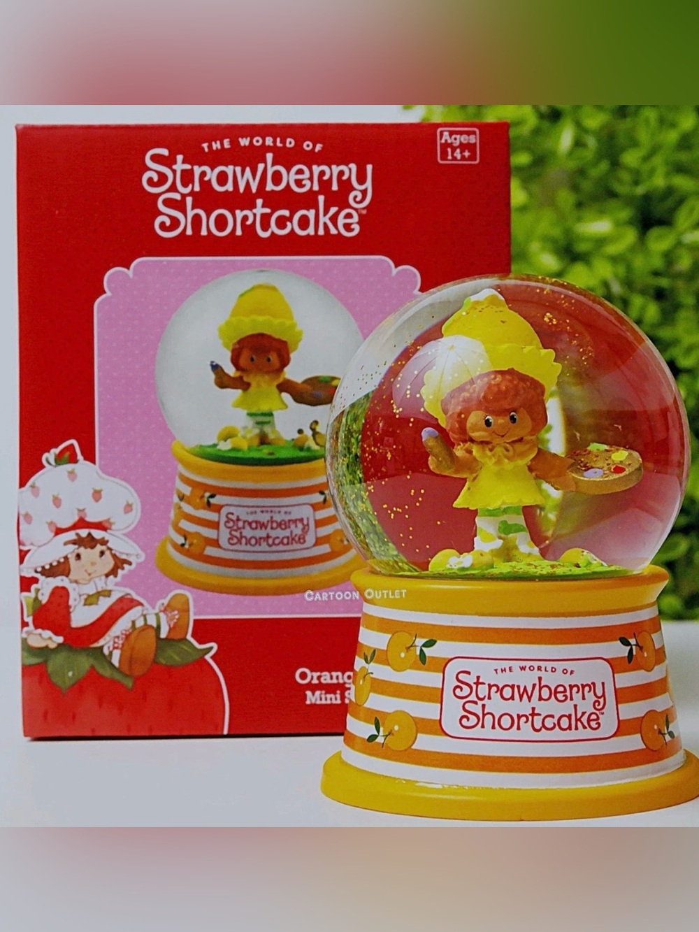 The Wonderful World Of Strawberry Shortcake Orange Blossom 3.5" Mini–Snow Globe